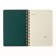A5 business test, 60 sheets in the PragMatic cage, cardboard cover, tinted block 80g/m2, green