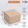 Folding box, brown, 20 x 19 x 13 cm