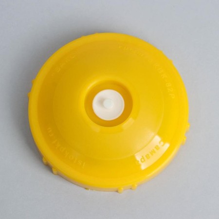 Vacuum lid, threaded kVK-82R, yellow color-1