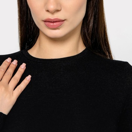 Jumper female, black color, size 50-2