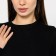 Jumper female, black color, size 50