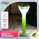 Garden lamp on the sunny battery "Green Flower", 6 × 29 × 6 cm, 1 LED, white glow