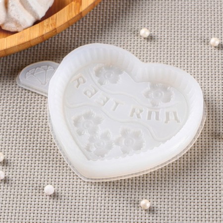 Mold "Heart for you", 8 × 11 cm, the color is transparent-2
