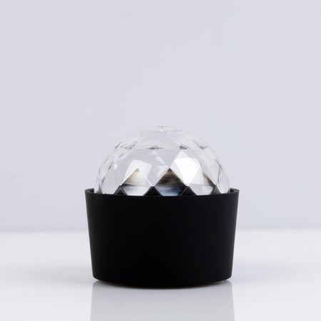 Light device "Mini discs" 8 cm, reaction to sound, glow RGB, 5 V-5