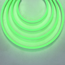 Flexible neon Led Strip, IP67, 9.6W/m, LED, Green glow