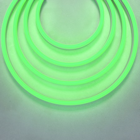 Flexible neon Led Strip, IP67, 9.6W/m, LED, Green glow
