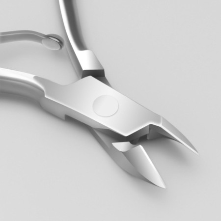 Manicure nippers for cuticle, 11 cm, blade length - 10 mm, silver color-3