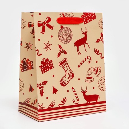 Gift, laminated, "Gifts" package, 18 x 23 x 10 cm-1