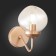 Wall lamp EVOLUCE. Sle155701-01. More. 1x40 W, E14, 12.5x21 cm, golden color