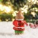 Christmas decoration "Bear with honey" 12 cm, mix