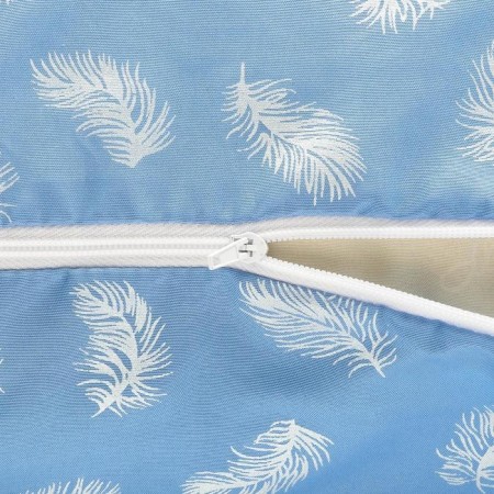 Pillowcase-pillowcase 50x70 cm on lightning feather blue-3