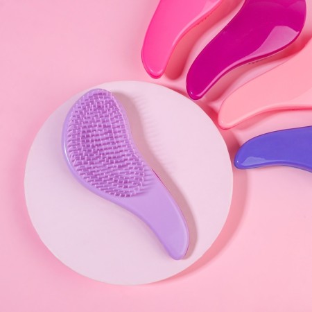 Massage comb, 5.5 × 15 cm, PVC box, color mix-1