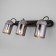 Lamp Mars, 3x40W E27, black color, gray color