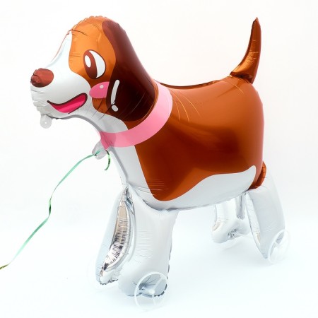 Foil figure 32 "" Dog in the collar ", on wheels-2