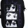 Youth bag with zipper, black color