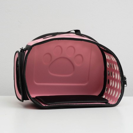 A folding bag-sheer with a separate entrance, EVA material, 43.5 x 28 x 33 cm, pink-8