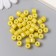 Beads for creativity plastic cylinder "lemon" set of 20 g 0.6x0.6x0.5 cm