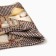 Women's scarf minku rr 70*70 cm, col. brown