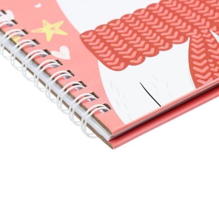 Gift notebook, 45 sheets, line, on the castle, on the crest, Bear (17.8x13cm)-2