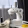 Sewing machine Luazon LSH-02, 5 W, compact, 4XAA or 220 V, white
