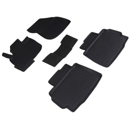 Rubber rugs with high side for Ford Mondeo V, 2015-2019