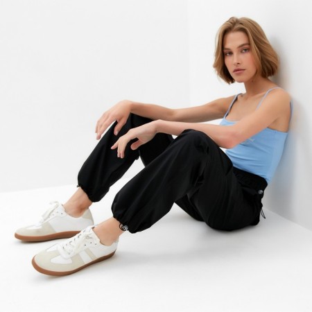 Cargo pants women's minku: Casual Collection Black Color, Rr. 42-3
