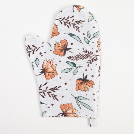 Set of kitchen shares Oleander: mittens 20x27 cm, severity 19x19 cm, 100% cotton-1