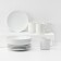 A set of porcelain dishes "Universal", 12 objects: plate d = 20 cm, deep 600 ml, d = 20 cm, mug 350 ml