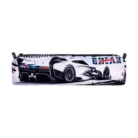 Penal soft, 1 compartment, quadro, 45 x 210 mm, PMO 11-20 black and white cars 71611-1