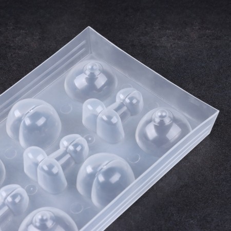 Form for ice and confectionery jewelry "18+", 3 figures, 15 x 7 cm, transparent-3