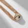 The necklace "stereo" bead, 10 threads, color gold, 40 cm