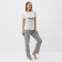 Home Home "Dachshund" (T -shirt, trousers), white/gray color, size 44