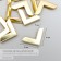 Protective corner for the album metal gold 2.1x2.9x0.8 cm