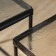 MAYEN FROSTED coffee table, 500 × 410 × 530 mm, black color