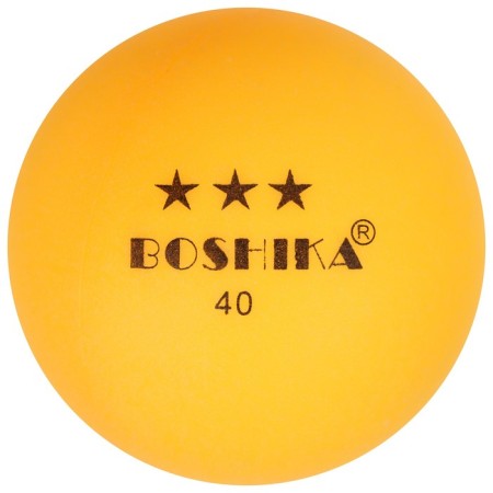 A set of balls for table tennis Boshika, D = 40 mm, 3 stars, 6 pcs., Orange color-3