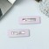 Invisibility for hair "Adeli" (set 2 pcs) matte straight, 5 cm, lilac