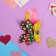 Hair elastic band "Funny ears" (set 4 pcs) bow, mix