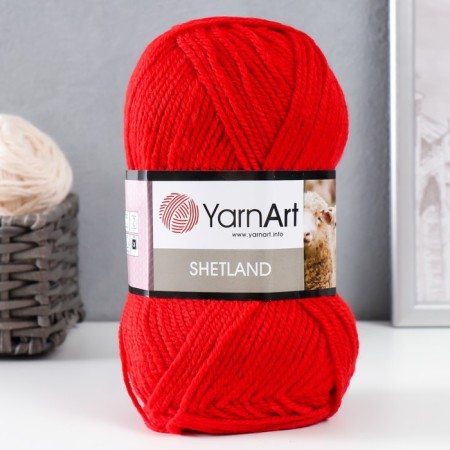 Gingerbread "Shetland" 30% wool Verdin, 70% acrylic 220m/100g (507 scarlet)
