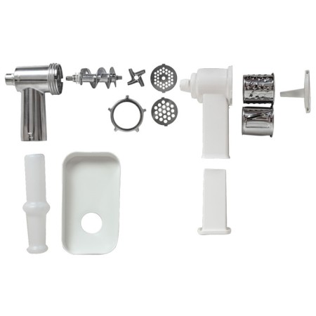 JVC JK-MG124, Electric, 2000 watts, reverse, 2 nozzles, white with silver-3