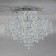 Ceiling lamp 7x60W E27, size 60x60x50 cm