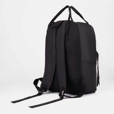 Backpack-Suma, lightning department, external pocket, black color-1