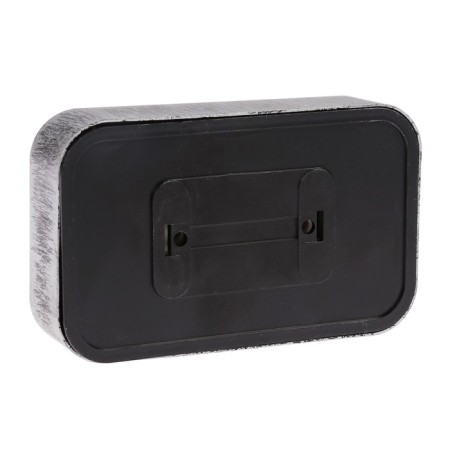 Rosette "Elect" Ra 16-237-hour, 16 A, 250V, double, open, without salary, black under silver-1