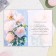 Postcard "Happy Wedding Day!" White roses, A6