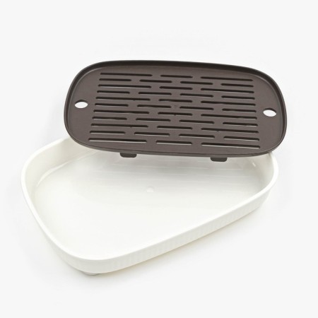 Tray for the tea ceremony, 27 x 18.5 x 4 cm, brown-1