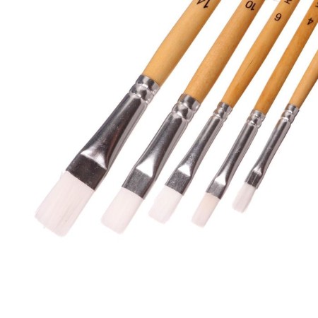 System Synthetics 5 pieces Koh-I-Noor No. 2/4/6/14, flat, blister-2