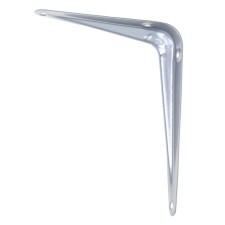 Bracket, 125x100x0.8 mm, metal, chromium color