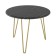 Journal table "Reed Gold 430", 550 × 550 × 450 mm, color black marble