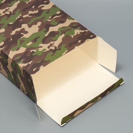 Gift folding box, packaging, “khaki”, 22 x 30 x 10 cm-2