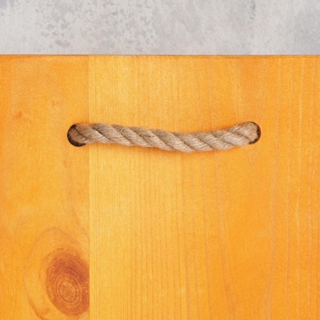 Wooden shelf for 3 bottles, 50x20x14 cm-4