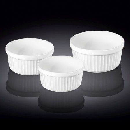 Set of Ramecines Wilmax England, 3 pcs